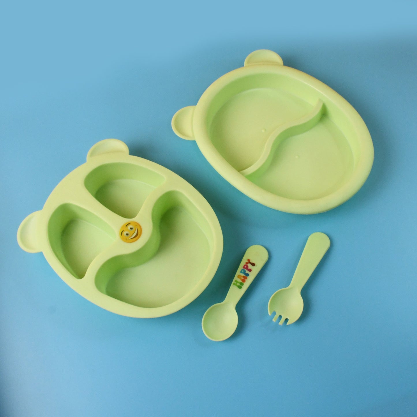 Premium 4-piece Kids Mealtime Feeding Set - Happy Price - Image 7