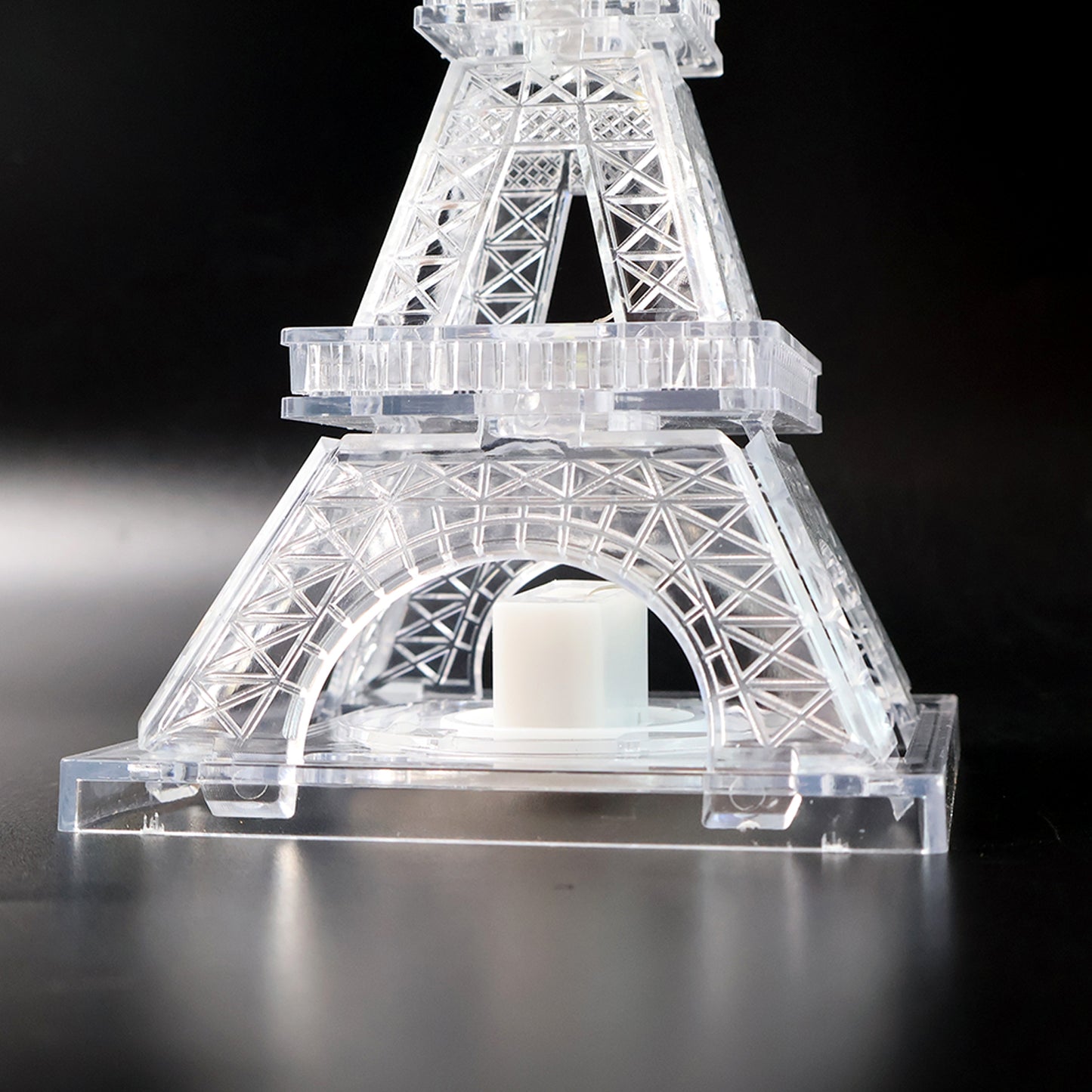 Eiffel Tower LED Night Light - Crystal Effect Multicolor Decorative Lamp (1 Pc) - Happy Price - Image 6
