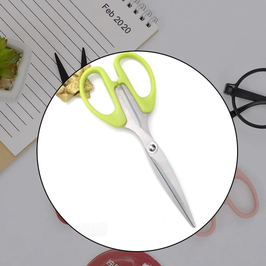 Stainless Steel Scissors With Plastic Handle Grip 160mm (1pc Only) - Happy Price - Image 1