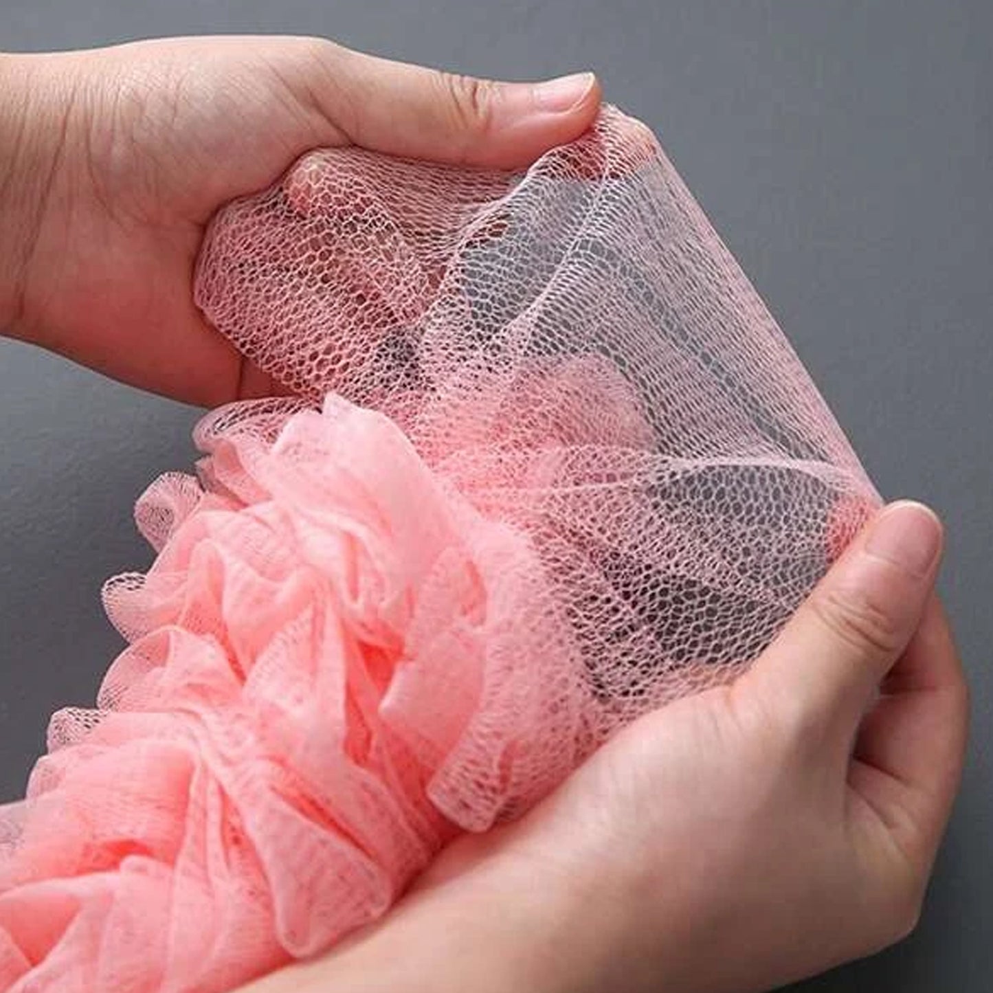 Long Handle Bath Scrubber with Soft Nylon Mesh for Shower - Reaches All Back Areas - Happy Price - Image 6