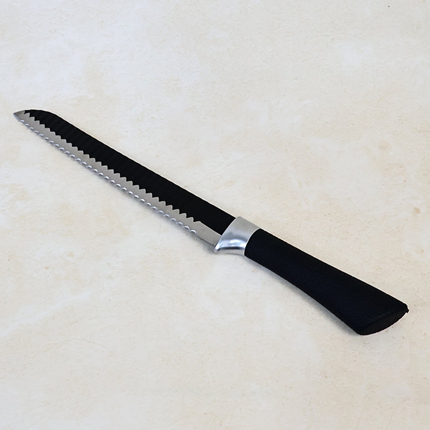 32cm Serrated Bread Knife with Ergonomic Handle for Effortless Slicing - Happy Price - Image 4