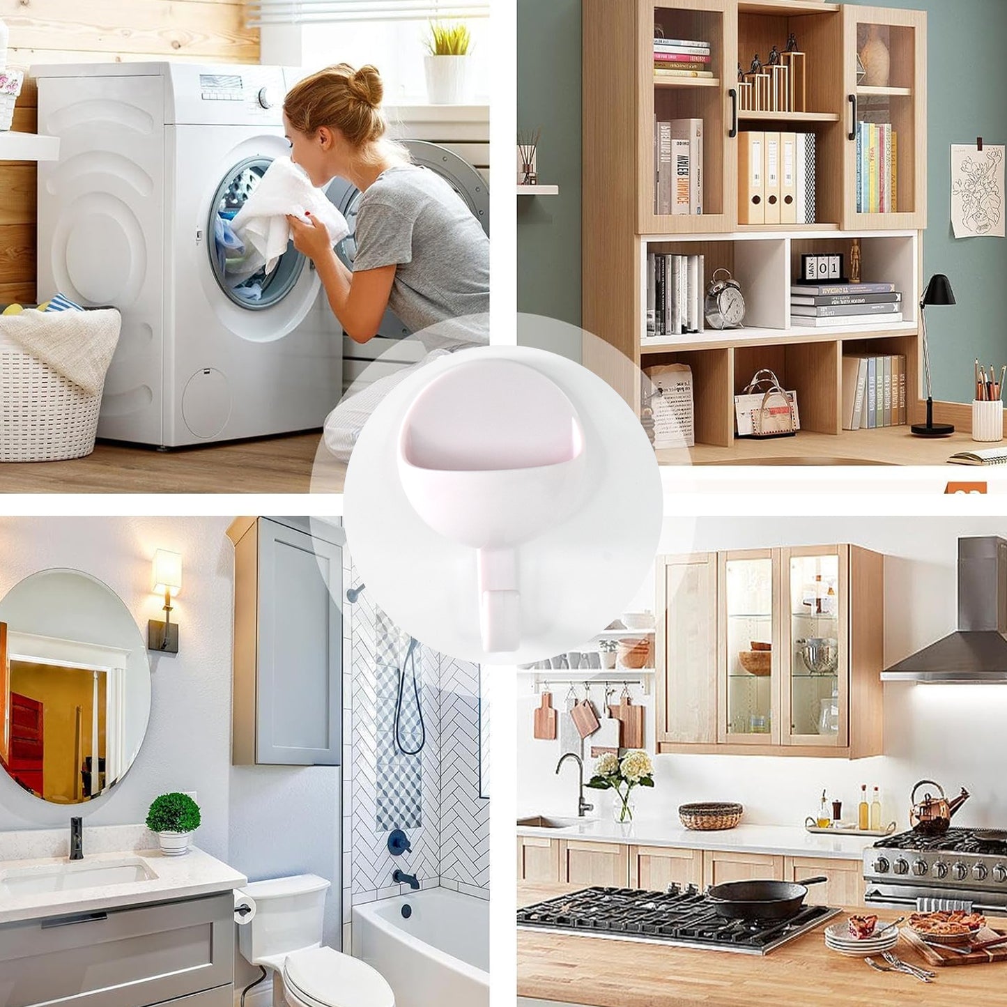 Multipurpose Stronghook Self-adhesive Hooks For Wall Heavyduty Hook - Happy Price - Image 3