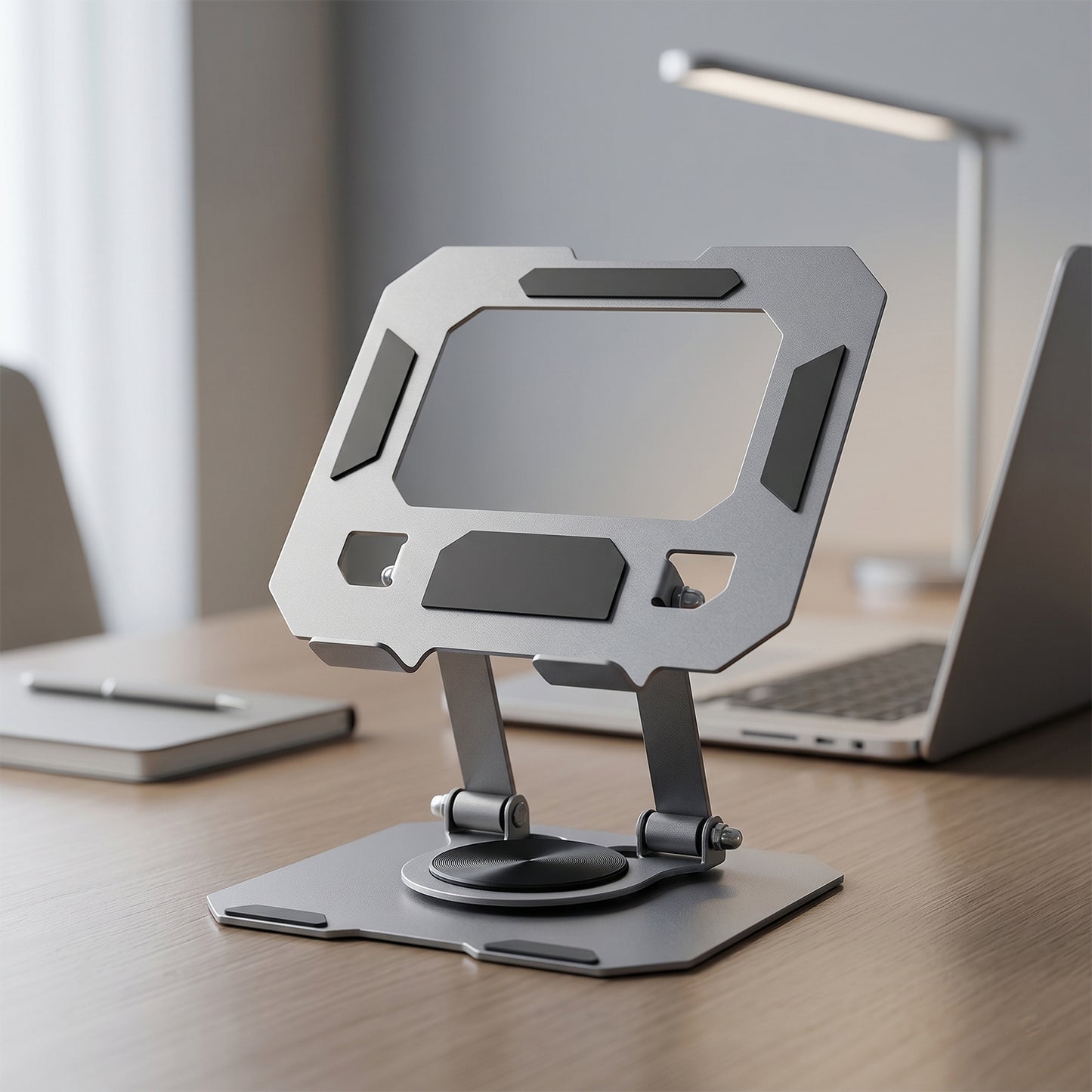 Adjustable Metal Phone and Tablet Stand Holder - Foldable & Portable - Happy Price - Image 2