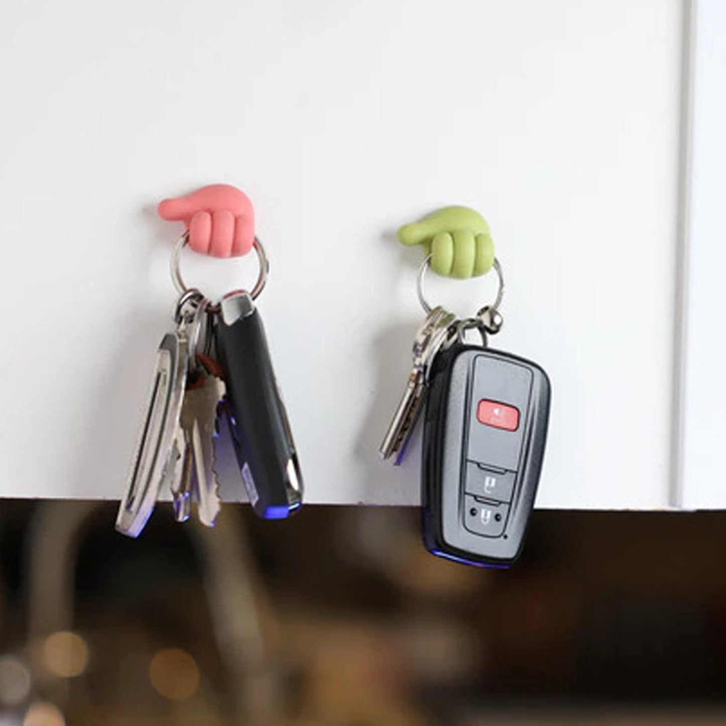 Multifunctional Multi Functional Hand Shape Wall Clip Hanger Keys Cable Holder - Happy Price - Image 3