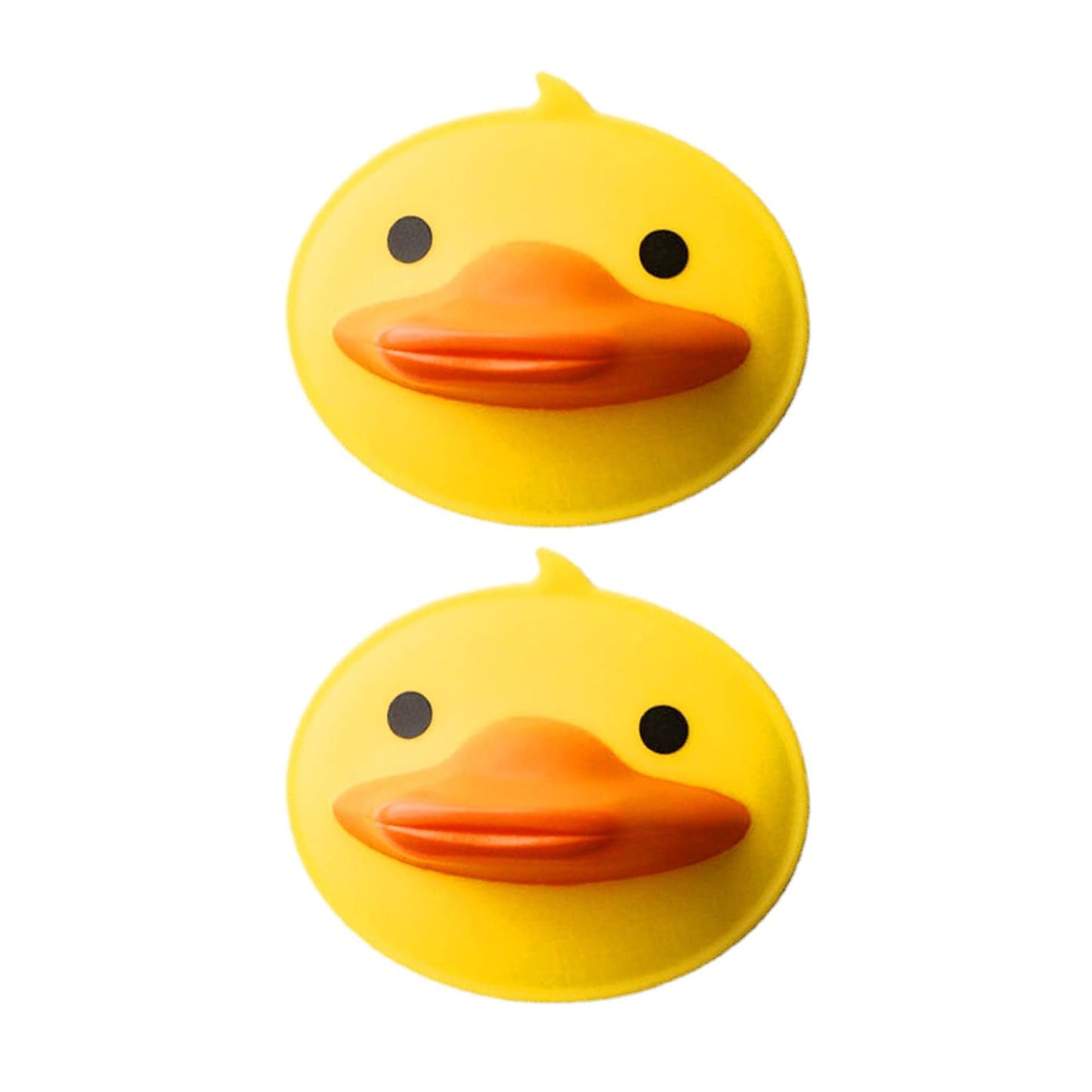 Cute Duck Silicone Hot Pot Holder Clip - Heat Resistant Kitchen Tongs (2 Pc) - Happy Price - Image 2