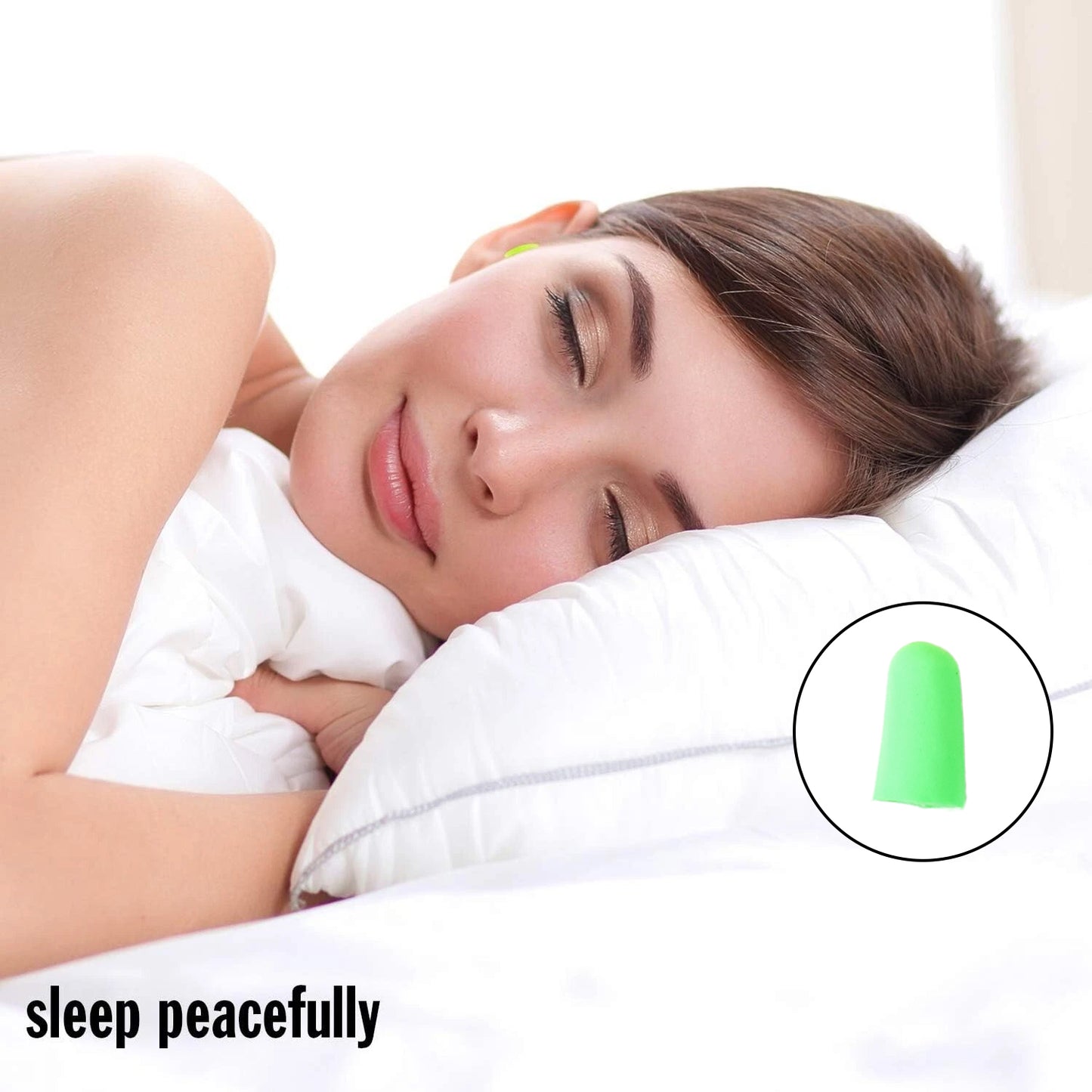 Soft Foam Noise-cancelling Earplugs 4 Pairs - Happy Price - Image 4