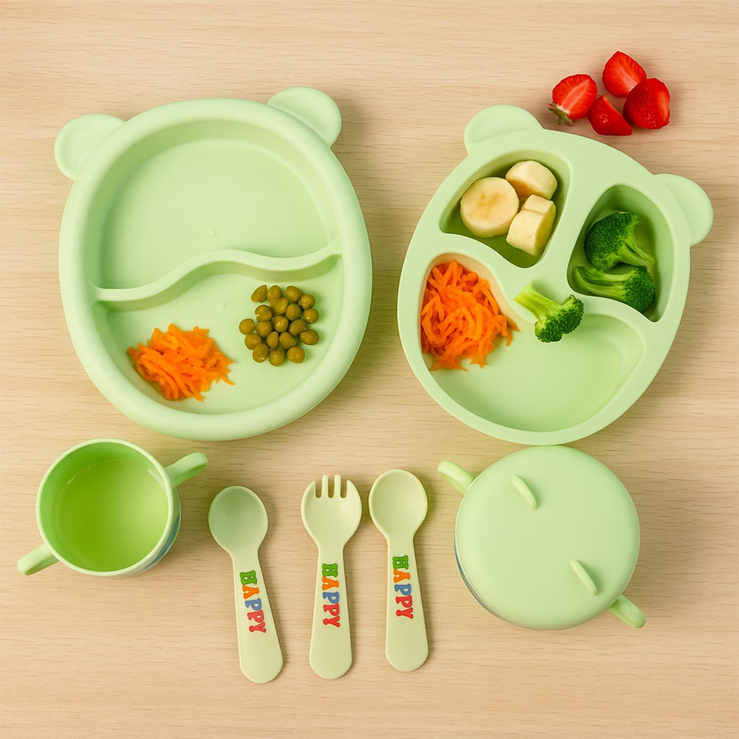 Kids Feeding Dinner (8 Pc Set) - Happy Price - Image 4