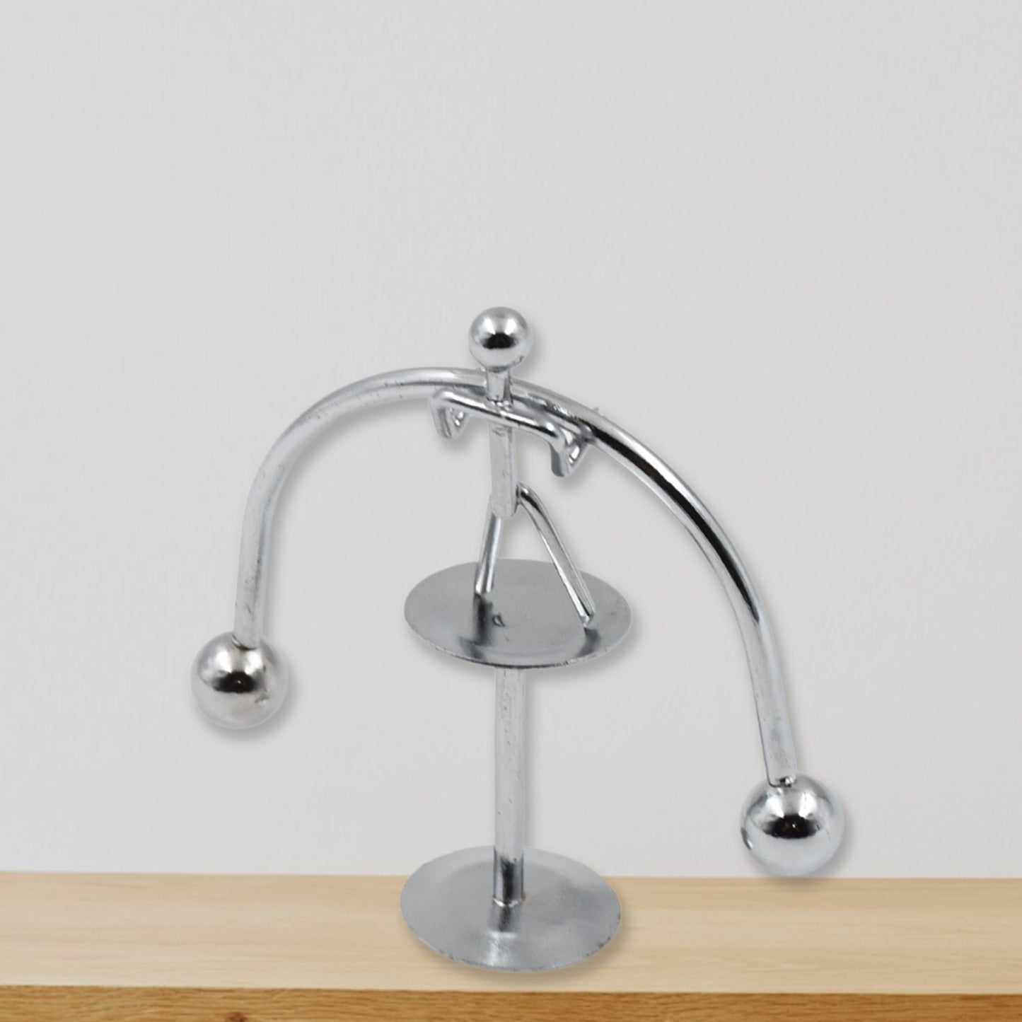 Mini Steel Balance Toy Small Weightlifter Mold Desk Decor Metal Craft Perpetual Balance Art Education Motion Toy Figurine Home Office Decoration Birthday Gift (1 Pc) - Happy Price - Image 6