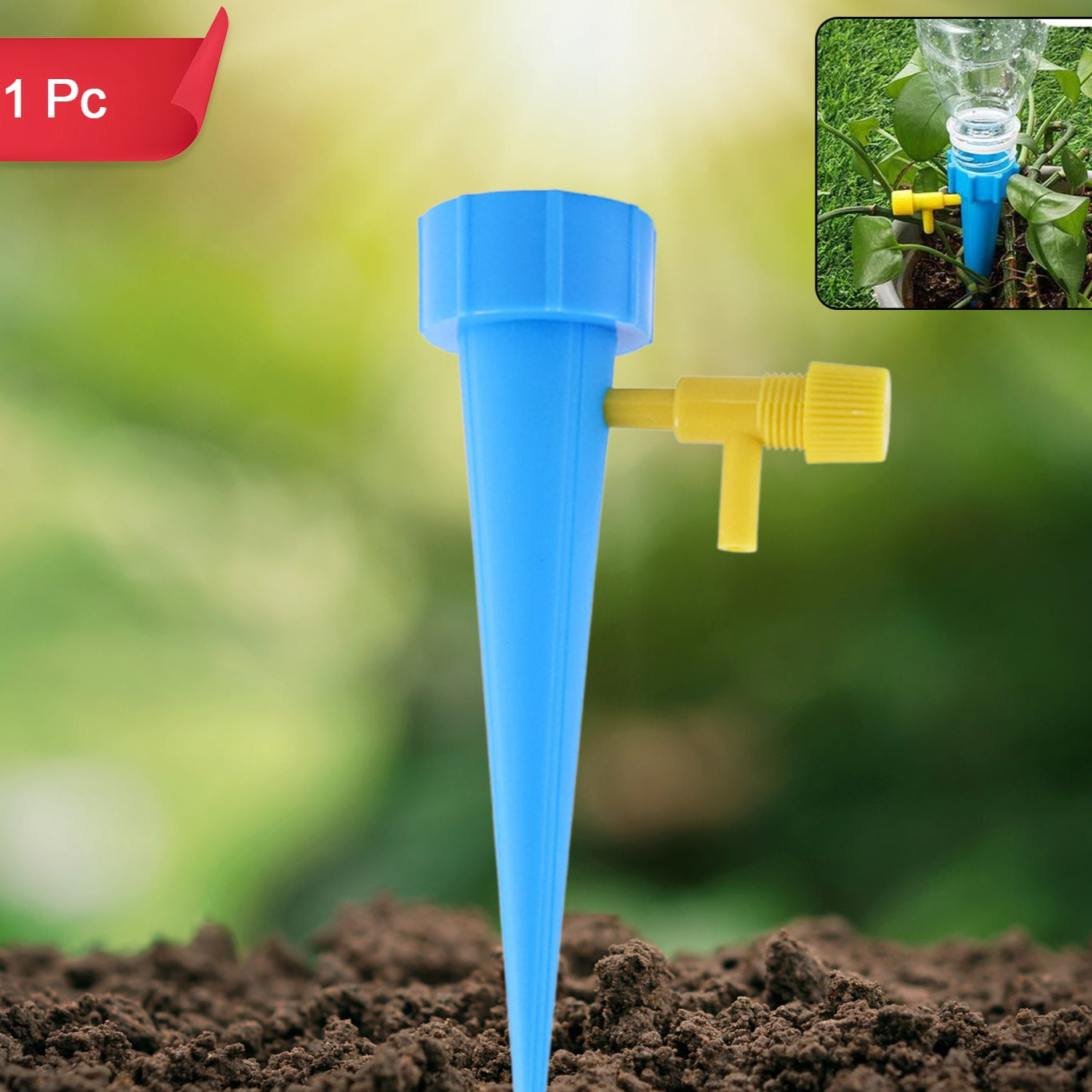 Blue Plant Watering Spikes Self Watering Spikes (1 Pc) - Happy Price - Image 1