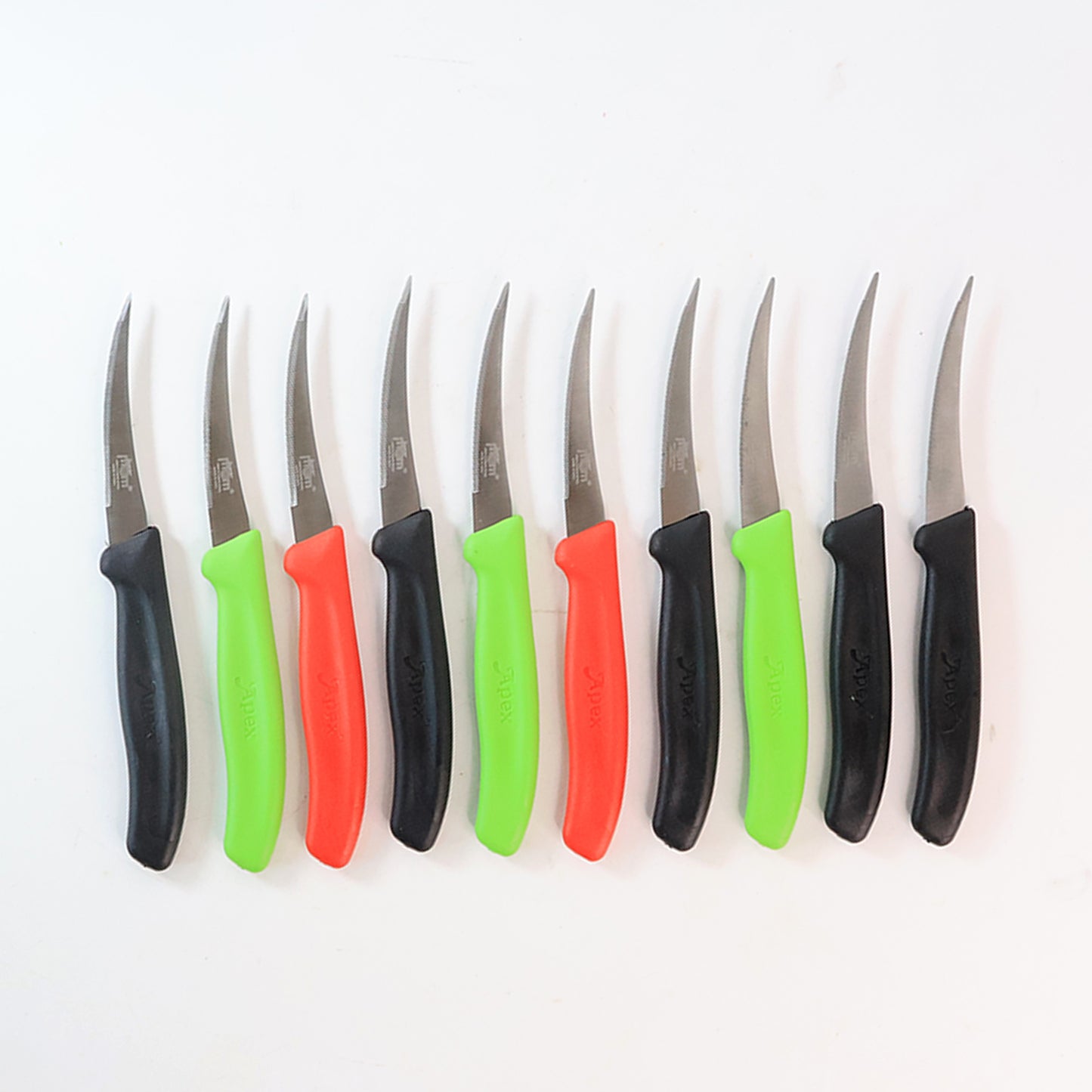 10 Pc Stainless Steel Fruit & Vegetable Knives Set - Serrated Edge - Happy Price - Image 2