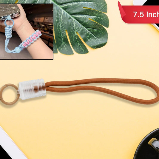 Multipurpose Hand Wrist Strap Lanyardwith Cellphone Phone Strap (1 Pc  7.5 Inch  Multicolor) - Happy Price - Image 1