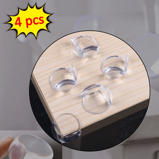 Corner Guards Clear Corner Protectors High Resistant Adhesive (Pack Of 4pc) - Happy Price - Image 1