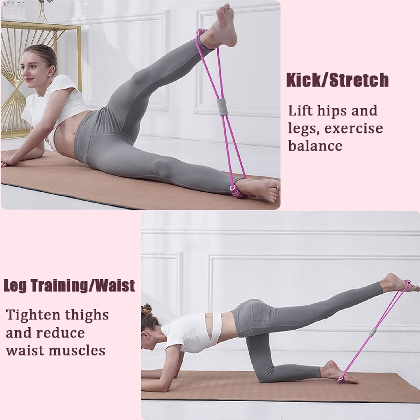 Fitness Resistance Loop Band for Yoga & Exercise (1 Pc) - Happy Price - Image 5