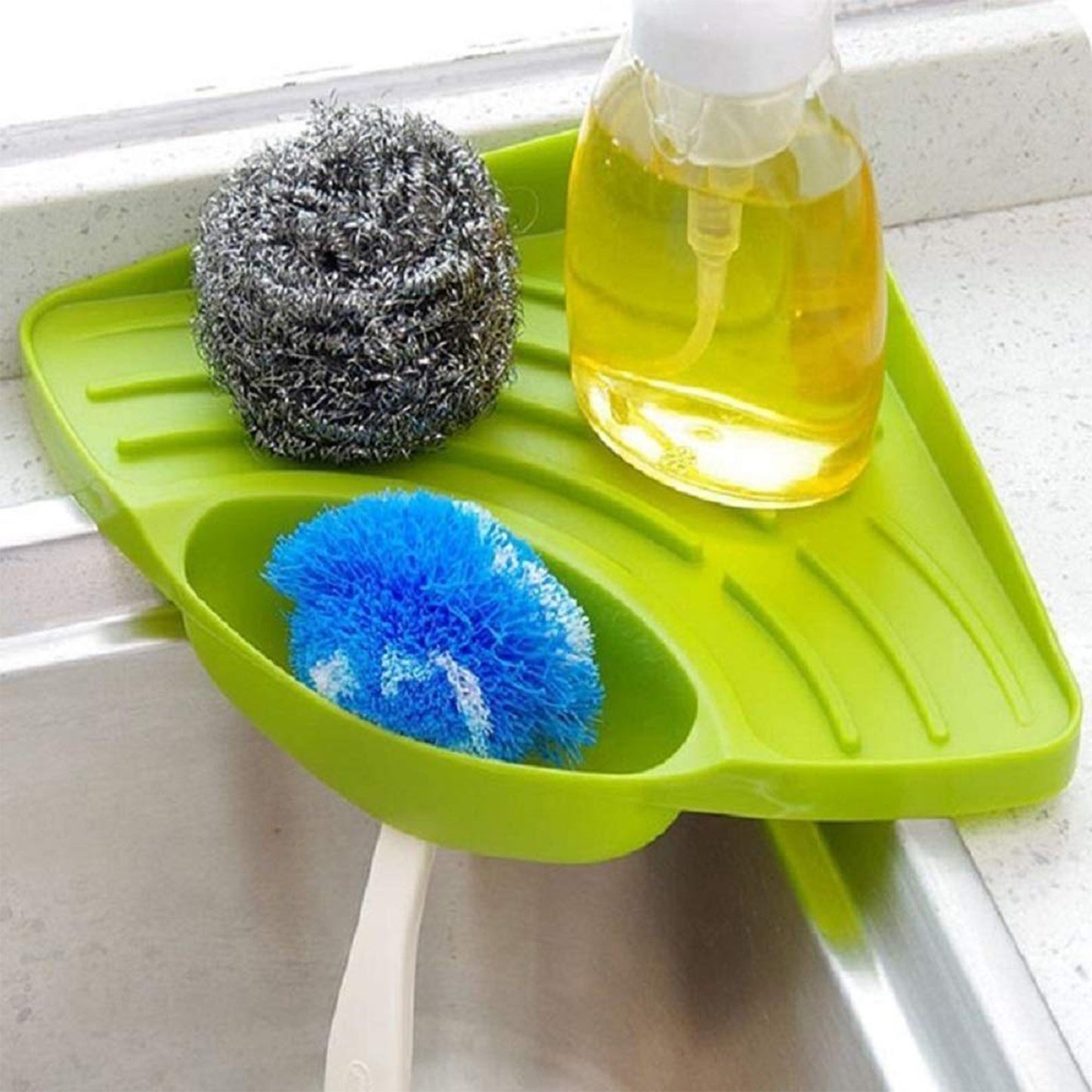1h Corner Sink Strainer For Draining Kitchen Waste In Sinks And Wash Basins. - Happy Price - Image 2