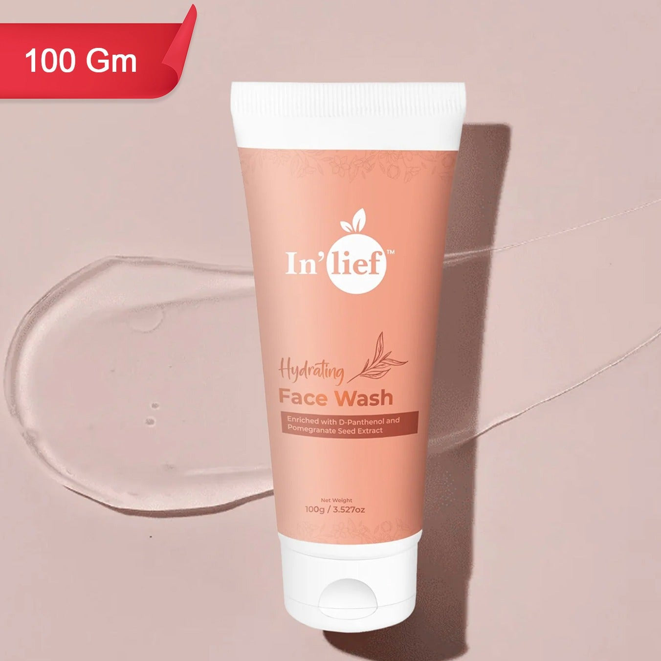 Inlief Deep Hydrating  Refreshing Face Wash (1 Pc  100 Gm) - Happy Price - Image 1