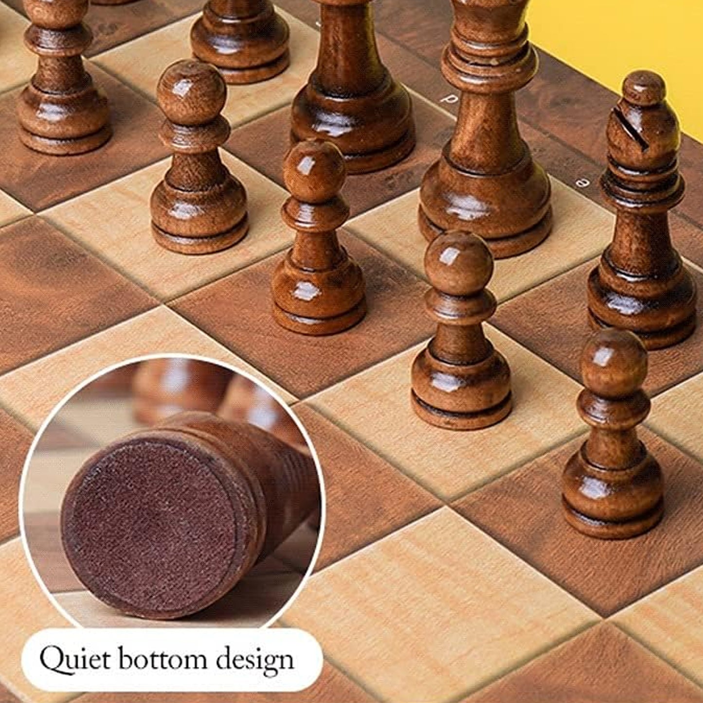 Foldable Wooden Chess Board Set (30  30 Cm  1 Set) - Happy Price - Image 5