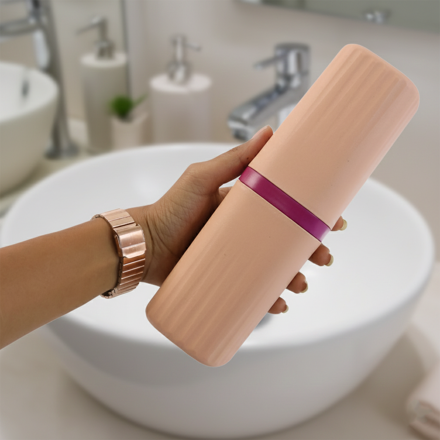 2 Pcs Portable Toothbrush Holder Case for Travel - Happy Price - Image 6