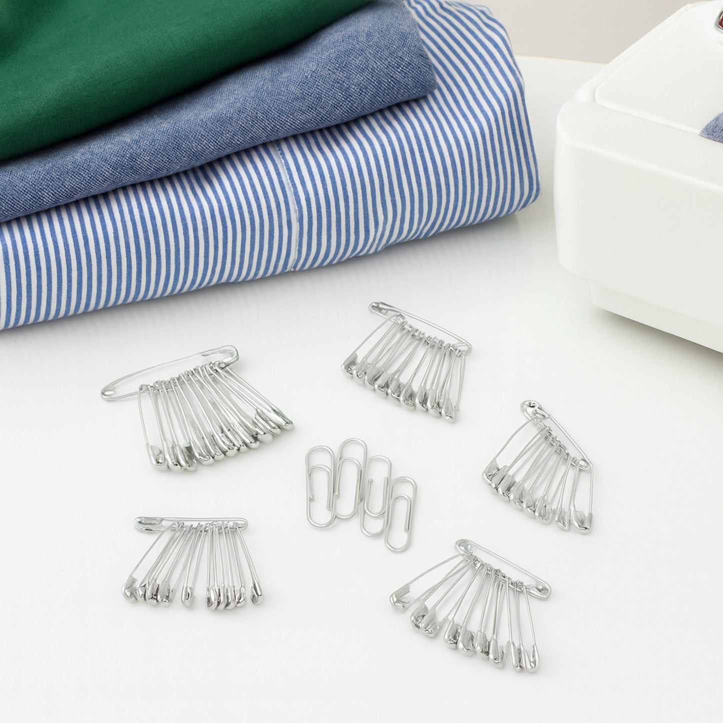 Assorted Metal Safety Pins Set - 1 Set for Clothing Repair & Utility - Happy Price - Image 6