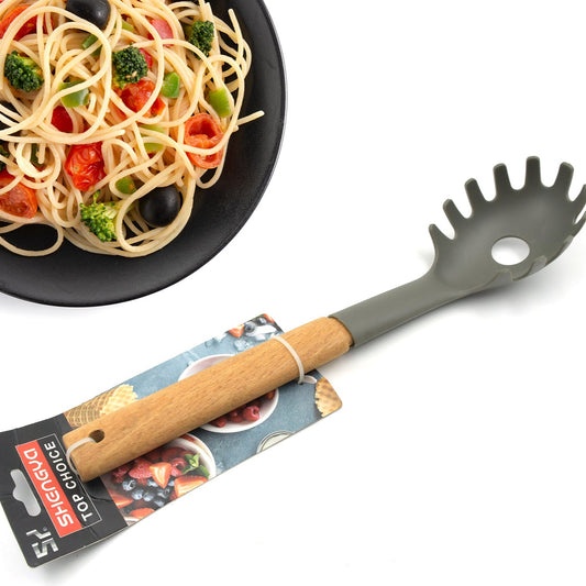 Plastick Kitchen Accessories Whisk  Pasta Spoon  Soup Spoon Heat Resistant  Non Stick Spoons Kitchen Cookware Items  (1 Pc ) - Happy Price - Image 1