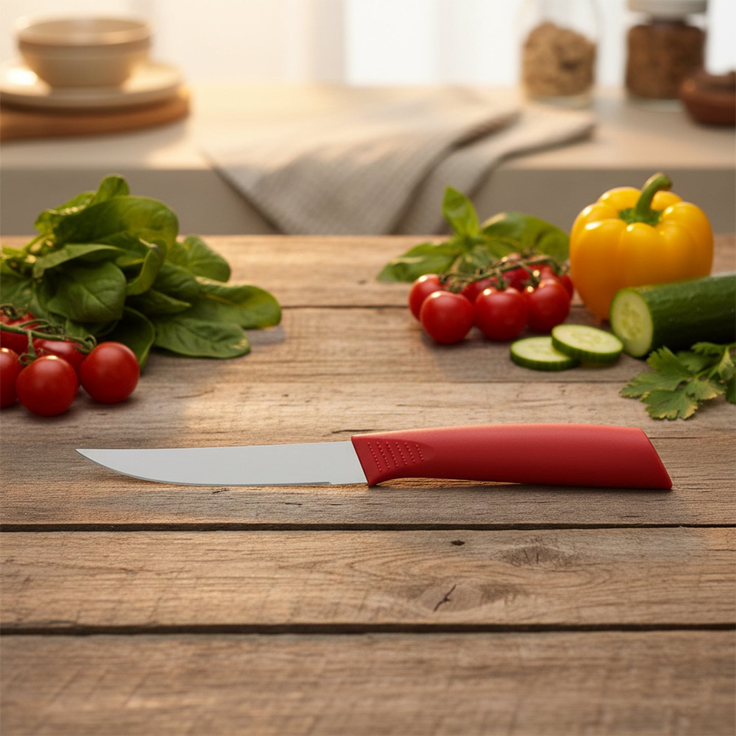 Set of 3 Stainless Steel Kitchen Knives for Fruits & Vegetables - Happy Price - Image 6