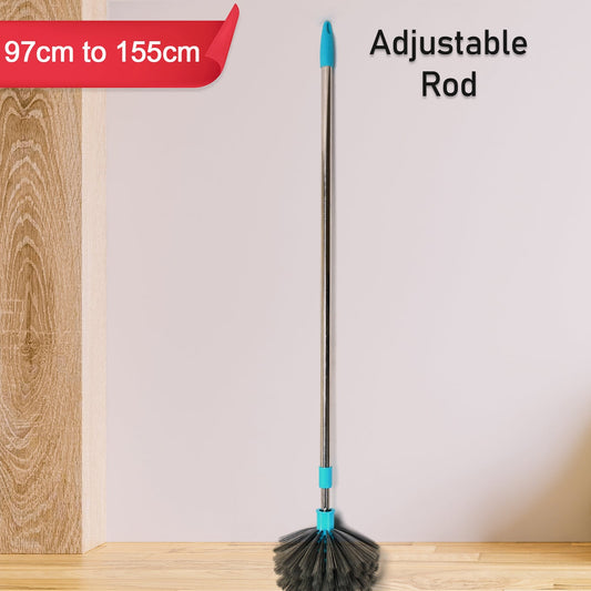 Extendable Cobweb Duster with Stainless Steel Handle for High Ceiling Cleaning - Happy Price - Image 1