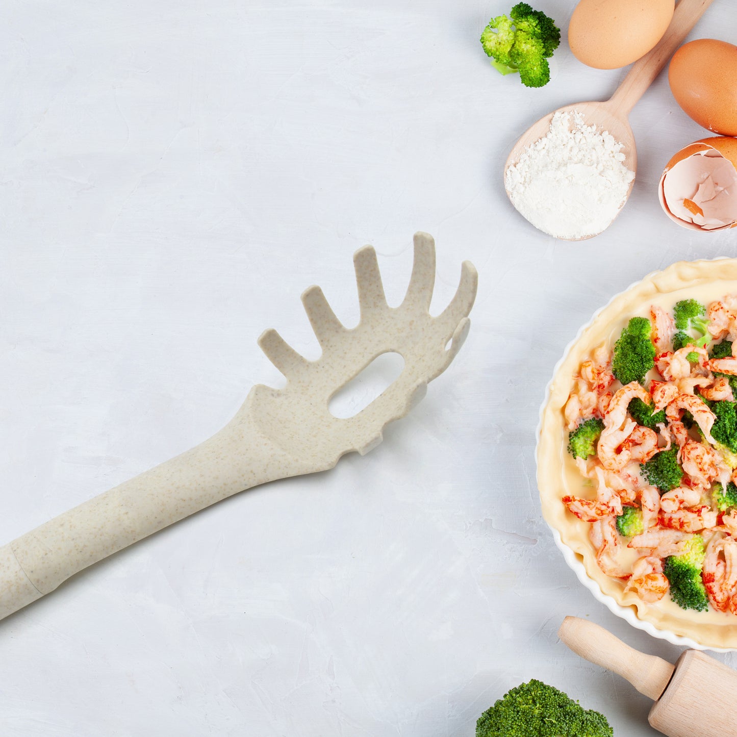 Plastick Kitchen Accessories Whisk  Pasta Spoon  Soup Spoon Heat Resistant  Non Stick Spoons Kitchen Cookware Items  (1 Pc ) - Happy Price - Image 5