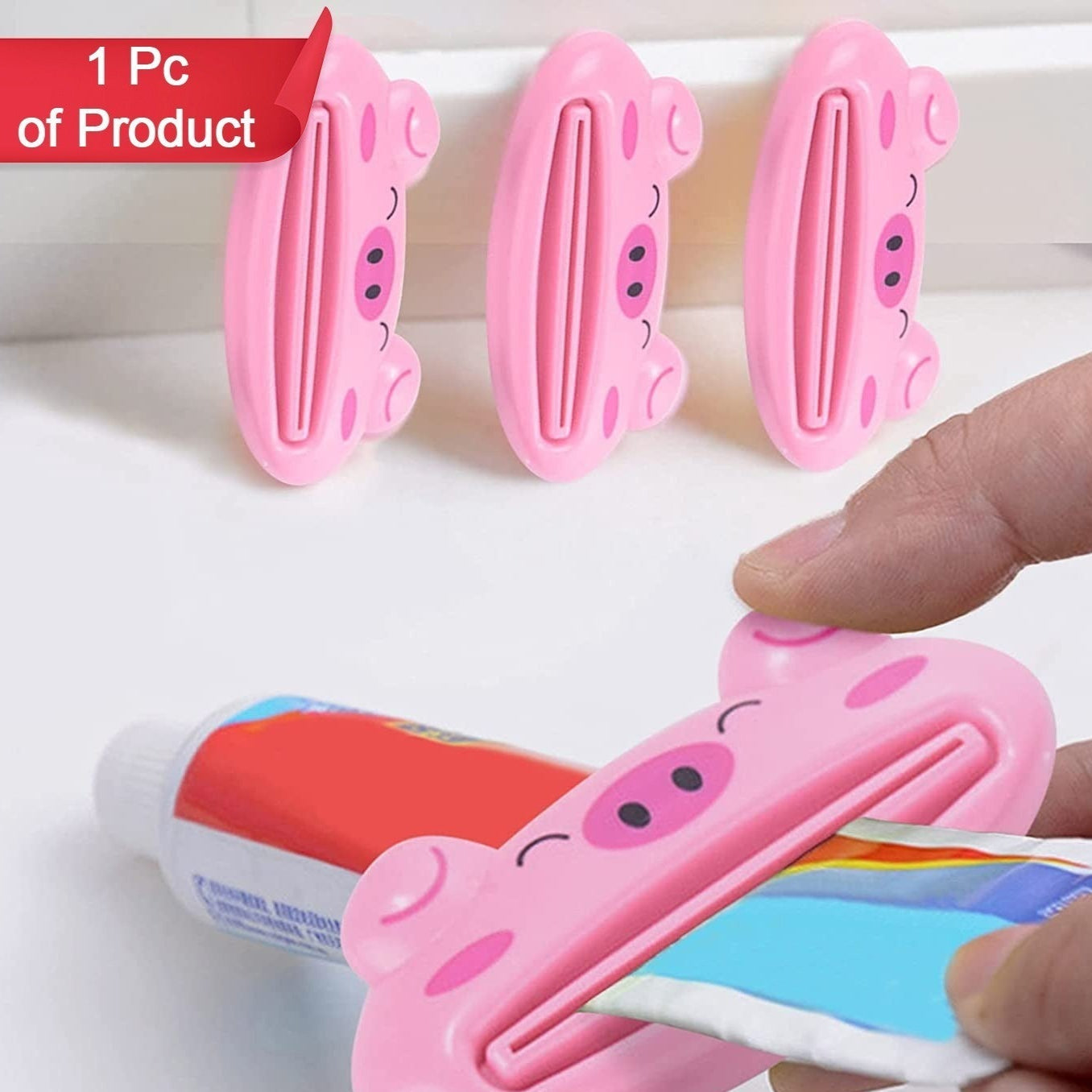 Animal Design Toothpaste Tube Squeezer - 1 Pc - Happy Price - Image 1