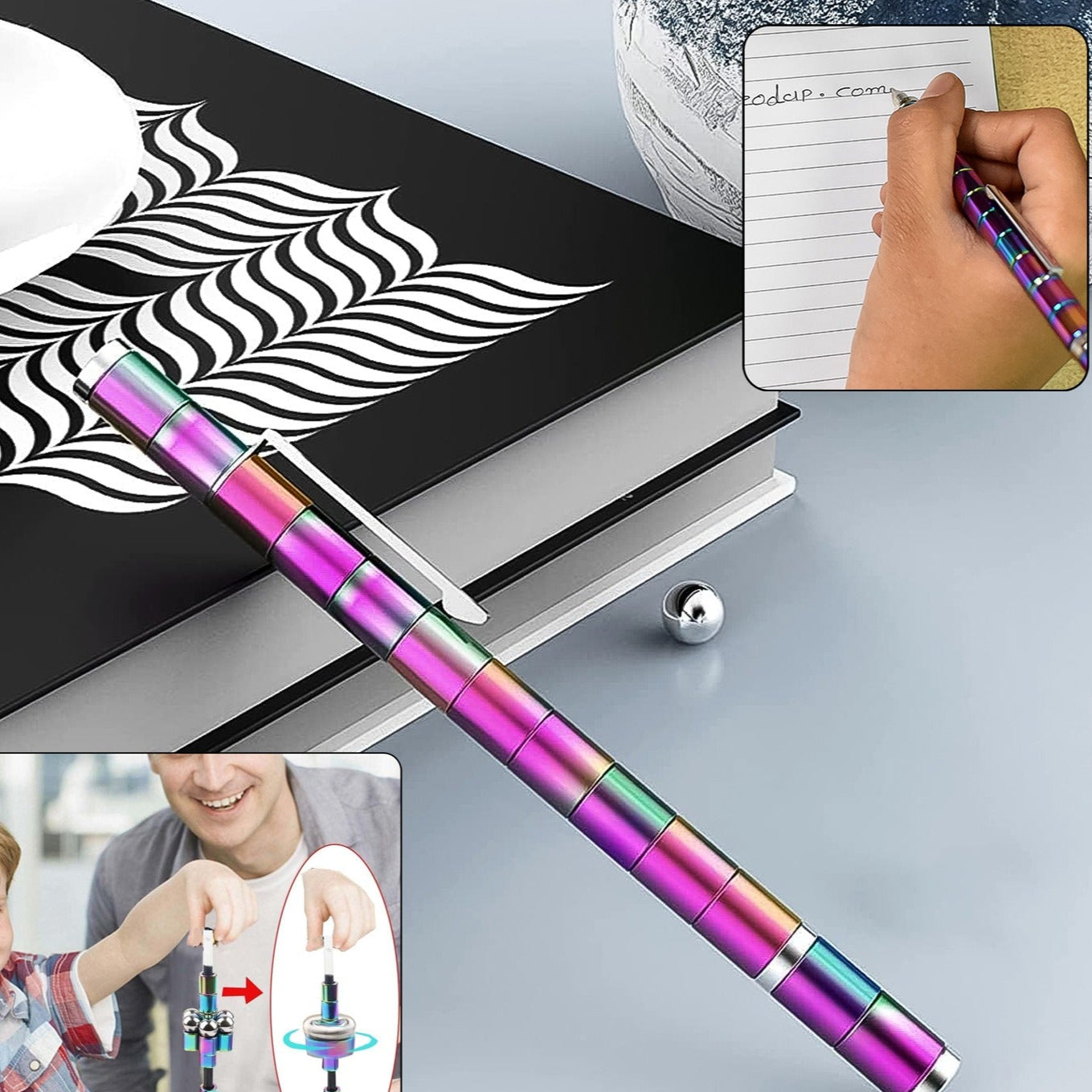 Multifunction Writing Magnetic Metal Pen Office Magnet Pen (1 Pc) - Happy Price - Image 1