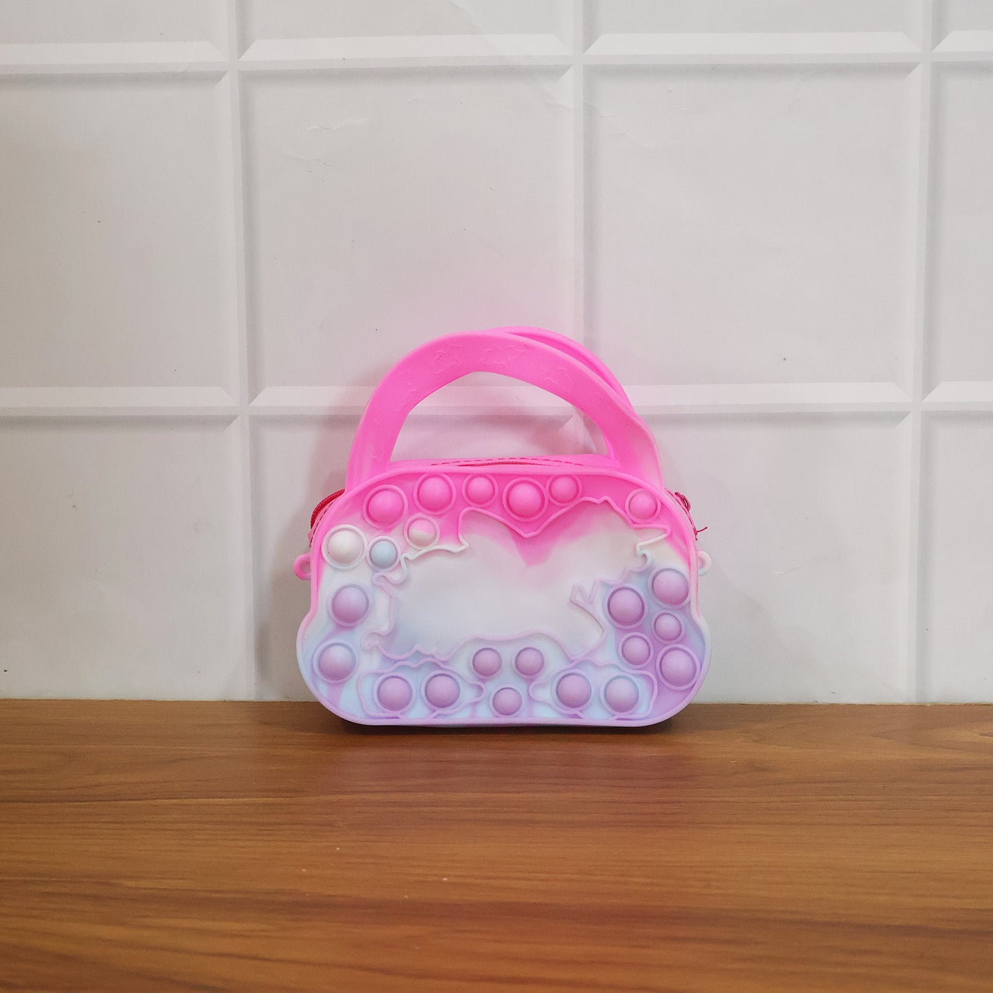 Silicone Pop It Coin Pouch with Zipper and Handle - 1 Pc - Happy Price - Image 7