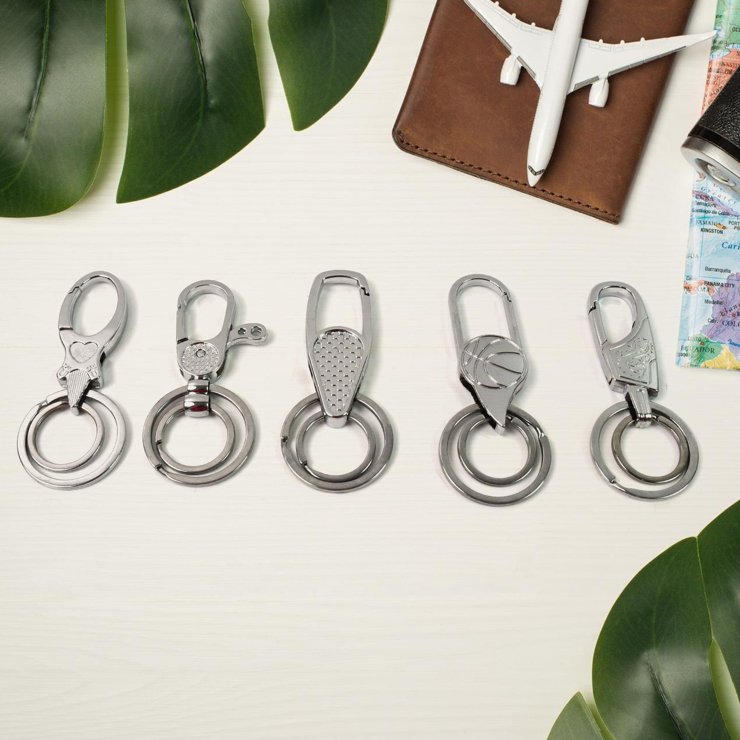 Heavy Duty Key Holder Keychain Key Chain (1 Pc  Mix Design) - Happy Price - Image 5