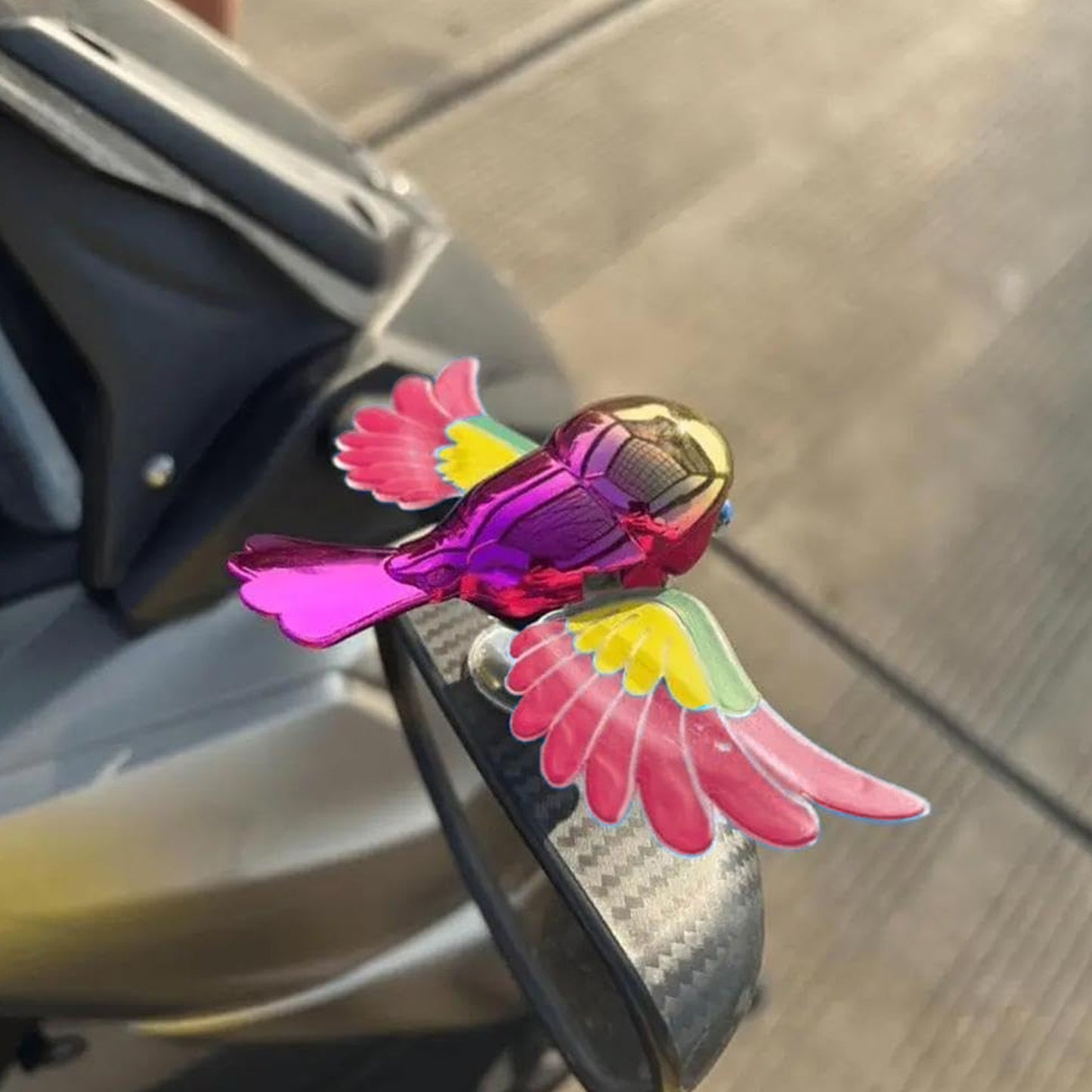 Wind-Activated Flying Bird Dashboard Decor (1 Pc) - Happy Price - Image 4