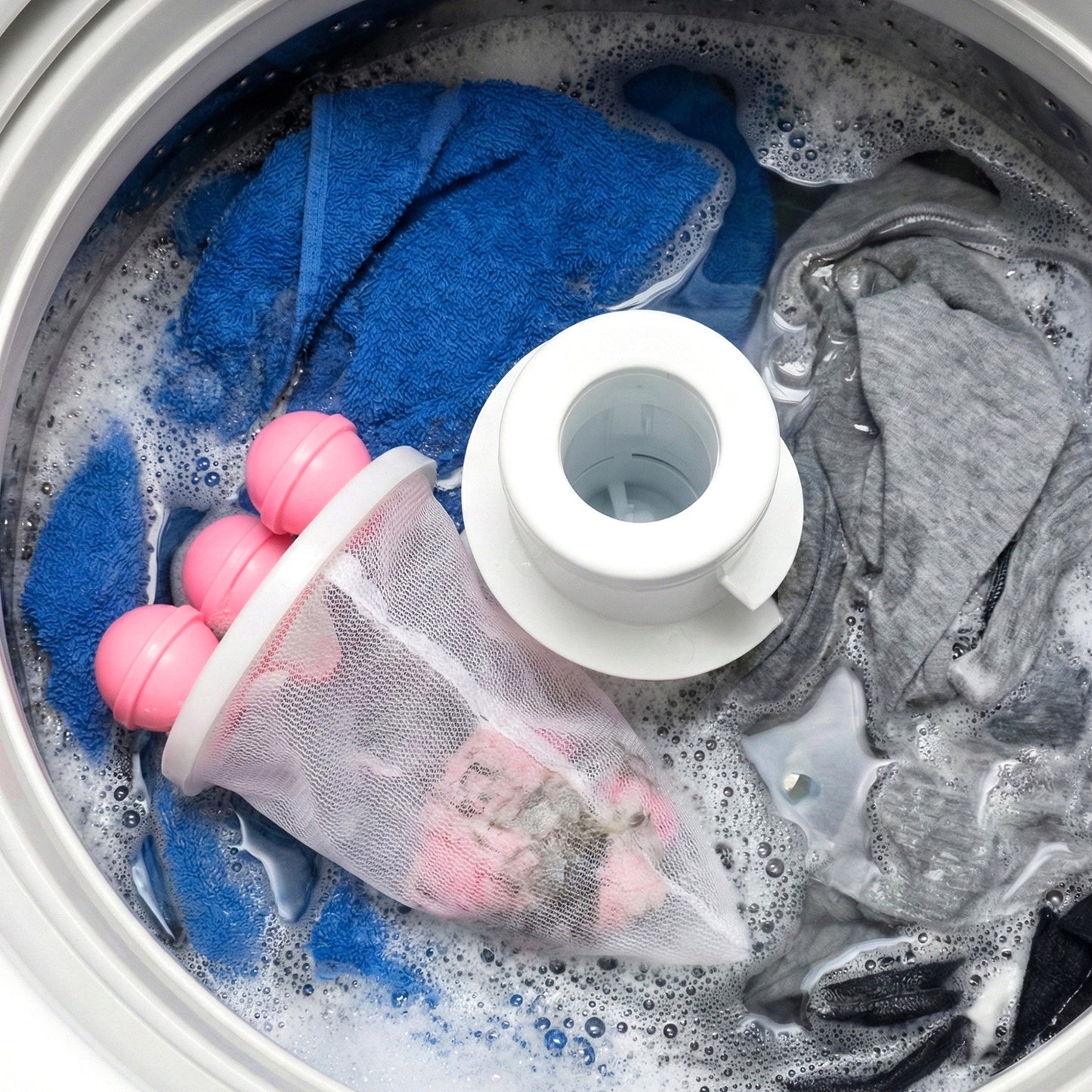 Reusable Washing Machine Lint Catcher Bag (1 Pc) - Happy Price - Image 3