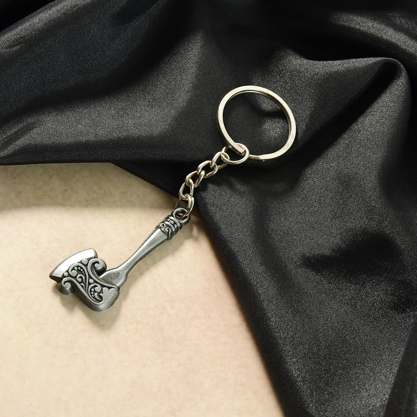 Metal Axe Shape Keychain - Unique Tool Design Key Holder (1 Pc) - Happy Price - Image 5