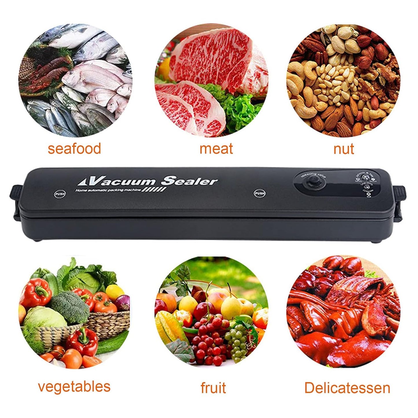 Vacuum Sealer Machine With 10 Pcs Bag (1 Set) - Happy Price - Image 6