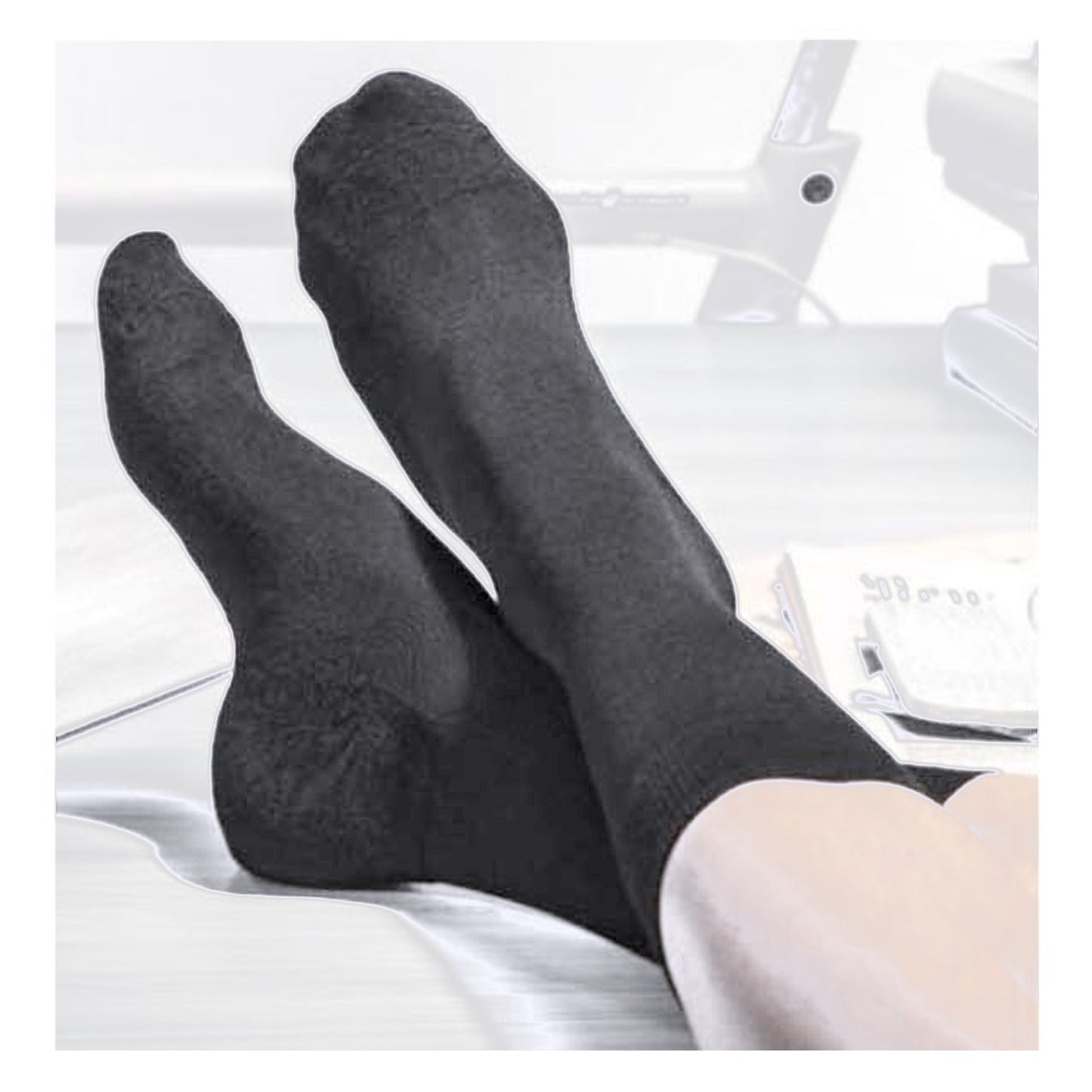 Jockey Men's Cotton Crew Socks - Pack of 3 - Happy Price - Image 2