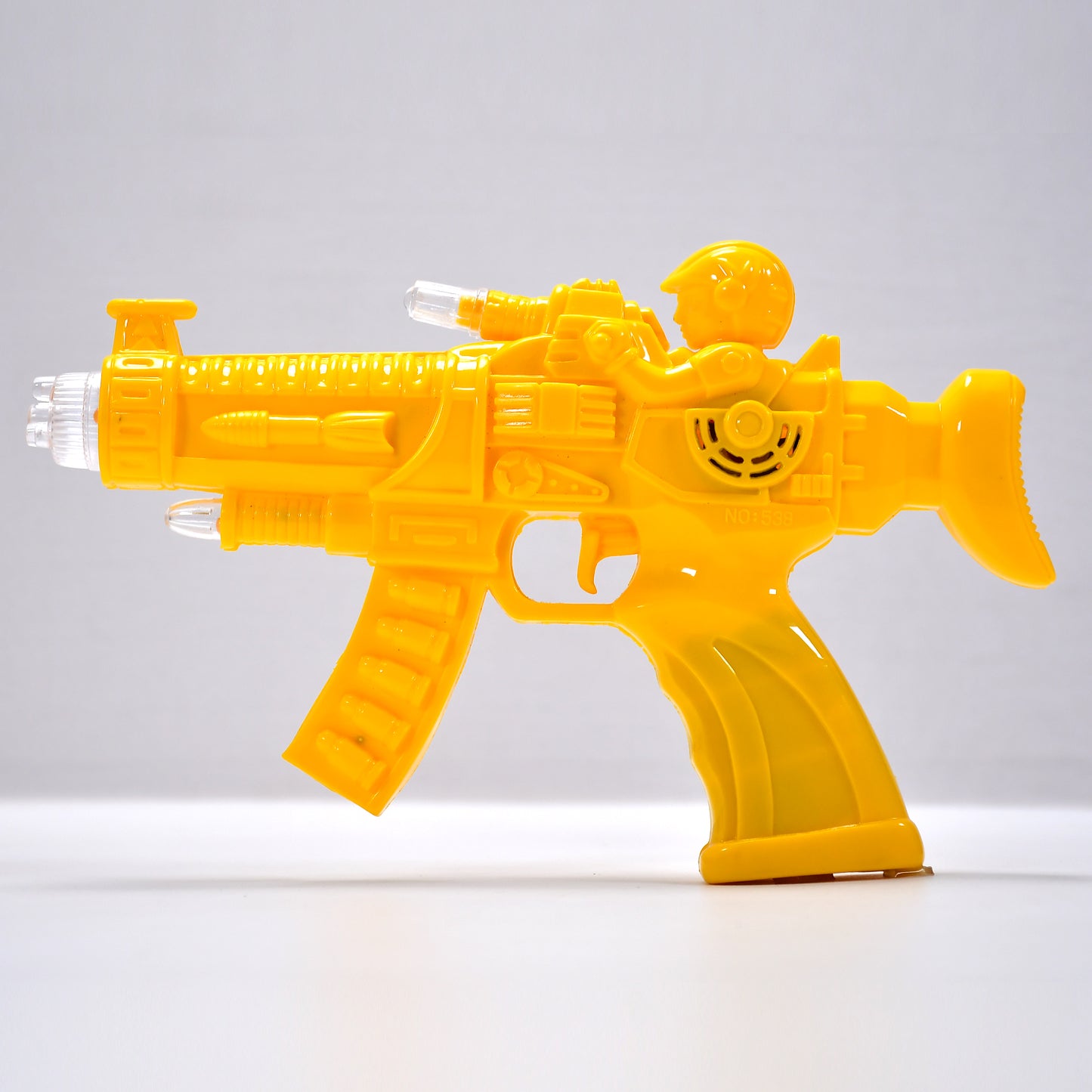 Concept Musical Transparent Glow Gear Gun With Rainbow Light ( 1 Pcs ) - Happy Price - Image 2