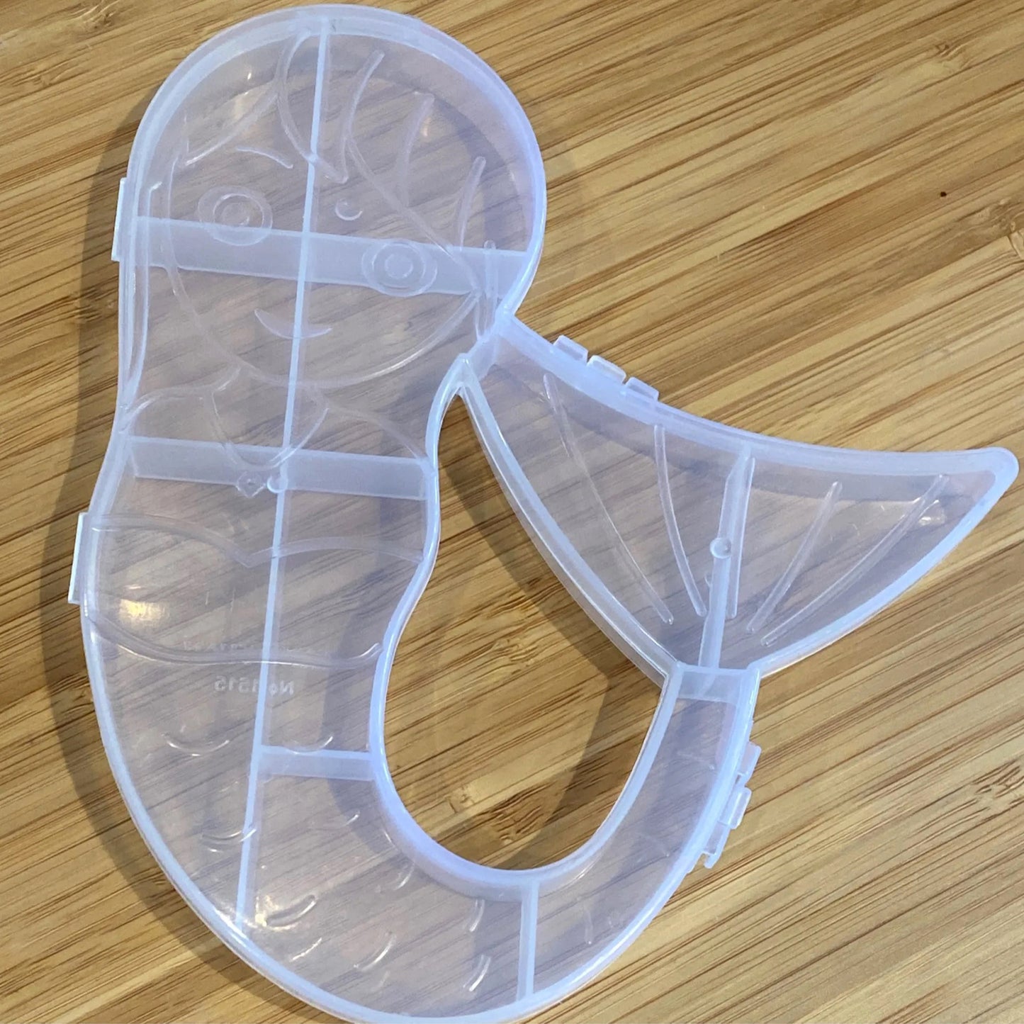 Mermaid Shape Plastic Storage Organizer Box (1 Pc) - Happy Price - Image 7