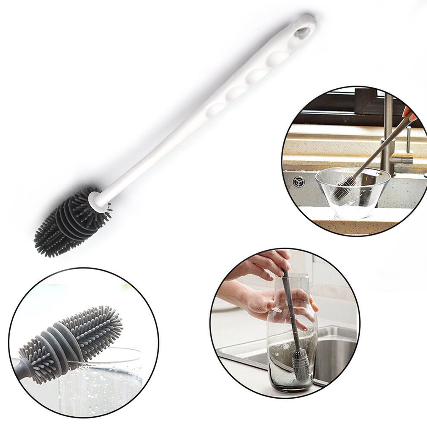 a Bottle Cleaning Brush Usual Fully Types Of Household Room For Cooking Food Purposes For Cleansing - Happy Price - Image 7