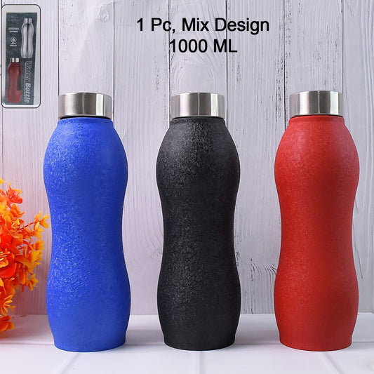 Stainless Steel Water Bottle (1000ml  Mix Colour  1 Pc  Crocodile) - Happy Price - Image 1
