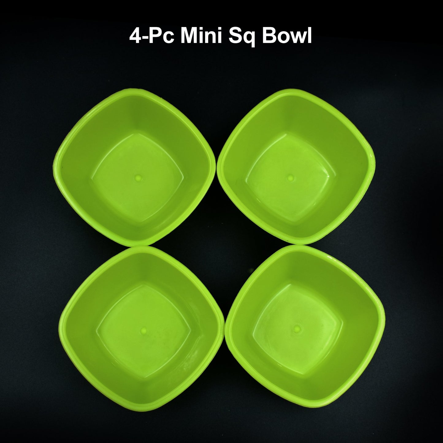 Square Plastic Bowl For Serving Food (Pack Of 4) - Happy Price - Image 4