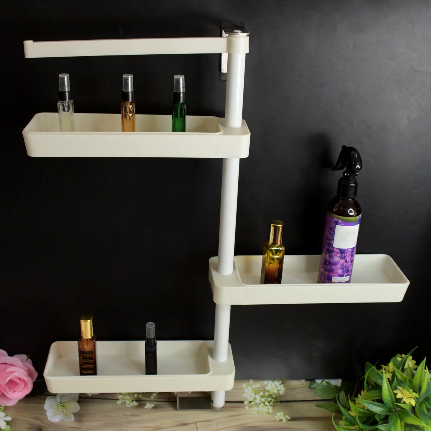 Kitchen Organization Rotating Shelf Storage Racks Multipurpose Adjustable (1 Set) - Happy Price - Image 5