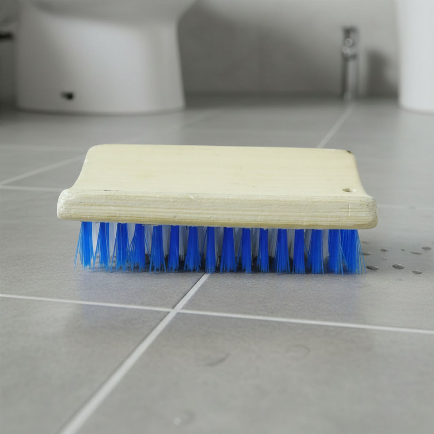 Heavy Duty Scrub Brush with Wooden Handle (1 Pc) - Happy Price - Image 5