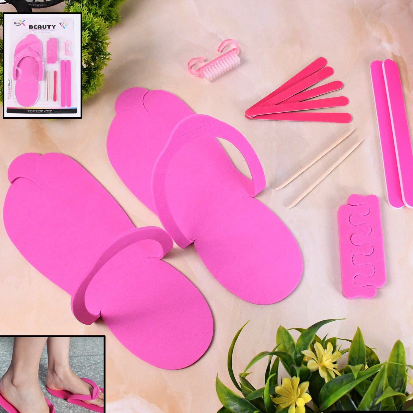 Salon Pedicure Kit Professional Pedicure Tools Set (13 Pcs Set) - Happy Price - Image 1