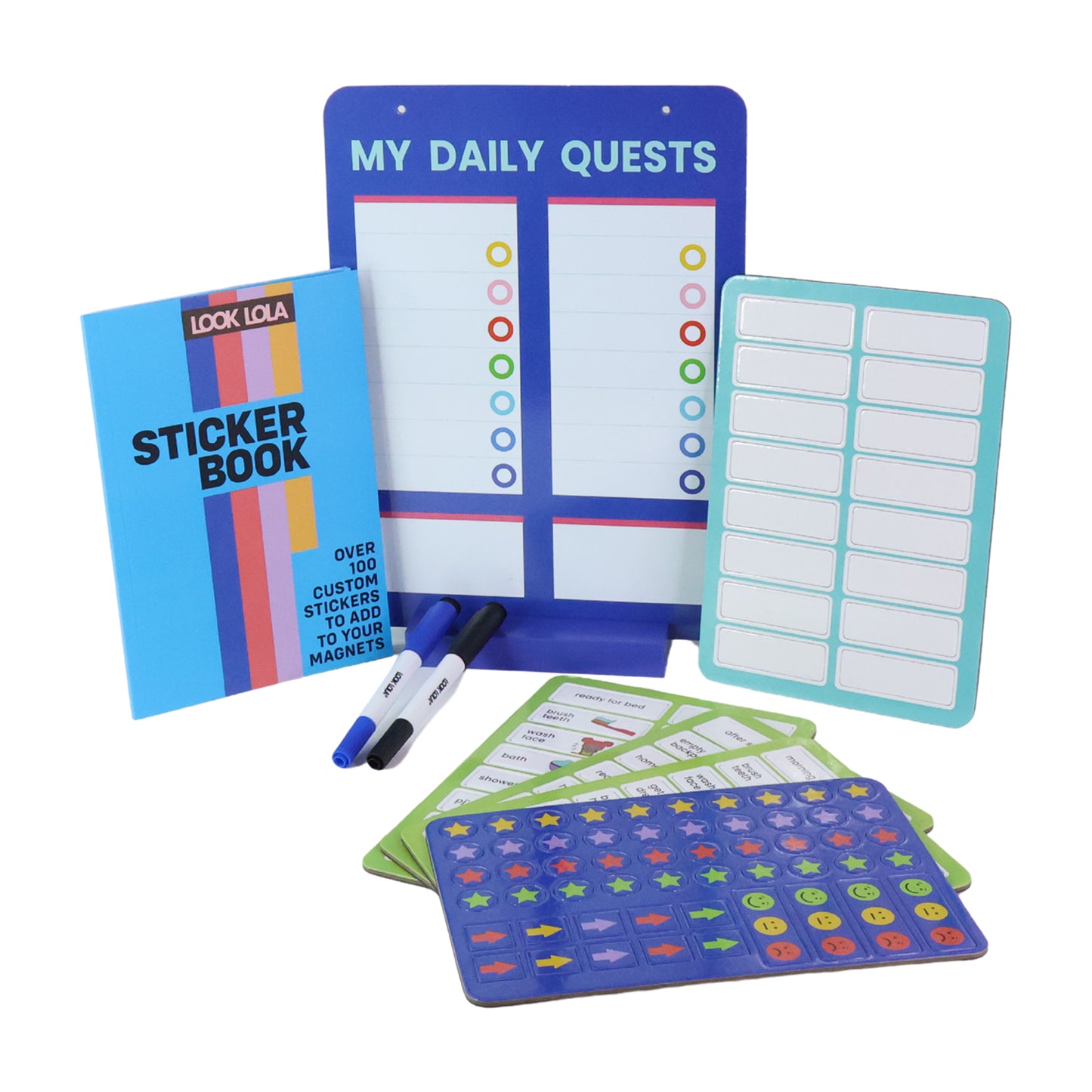 Magnetic Activity Board for Kids - Daily Routine & Habit Tracker Set - Happy Price - Image 2