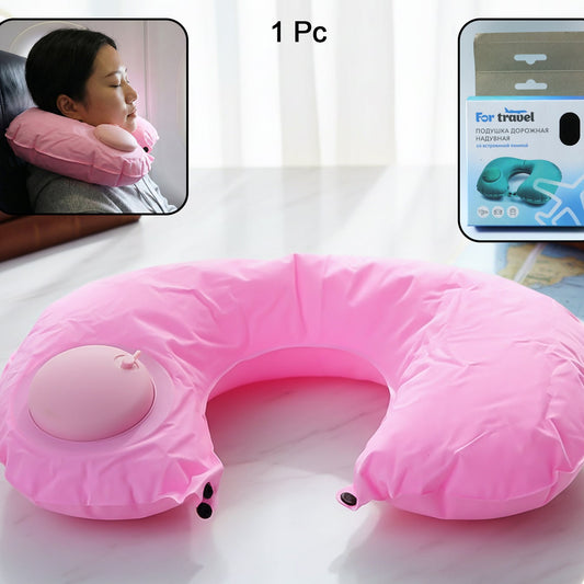 Inflatable Travel Neck Pillow (1 Pc)