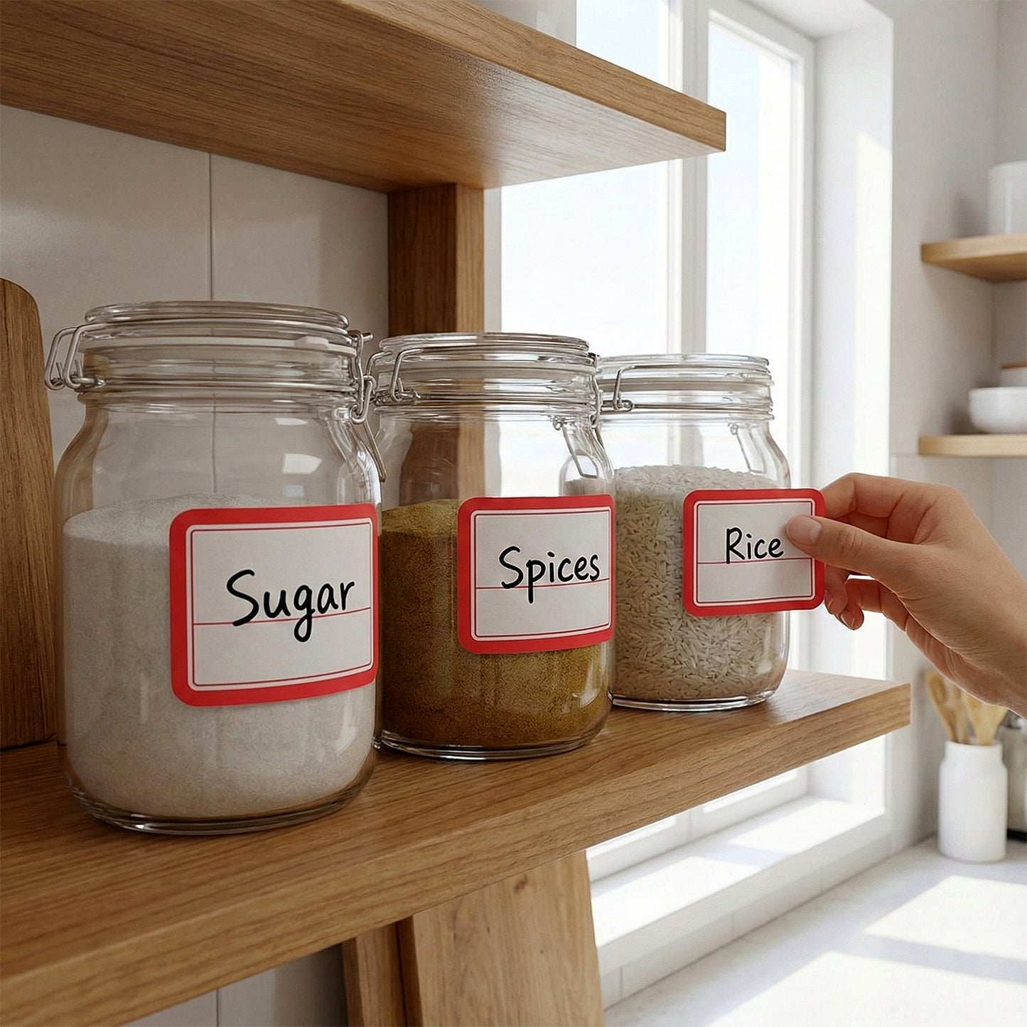 Writable Label Stickers - 50 Sheets for Easy Organization - Happy Price - Image 7