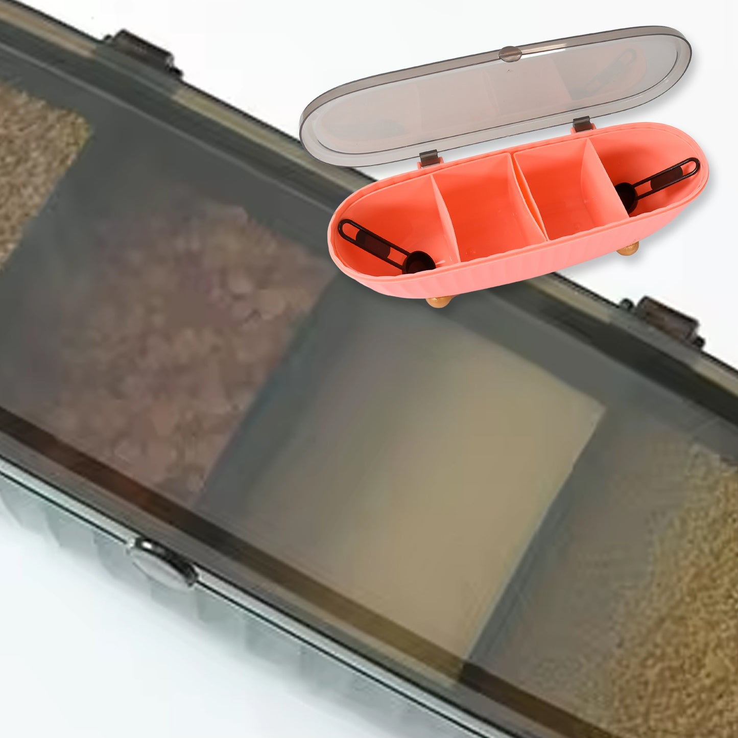spice Bottle Spice Jar Durable Spice Seasoning Box Jar Food Grade Spoon Seasoning Case For Kitchen  Dry Fruit Tray (1 Pc) - Happy Price - Image 6