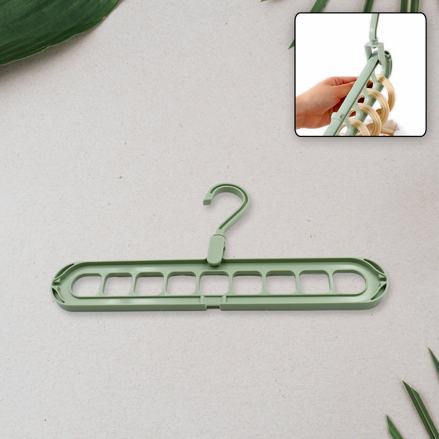 a Hole Plastic Hanger Hanging Hook Indoor Wardrobe Clothes Organization Storage Balcony Windowsill Suit Racks - Happy Price - Image 2