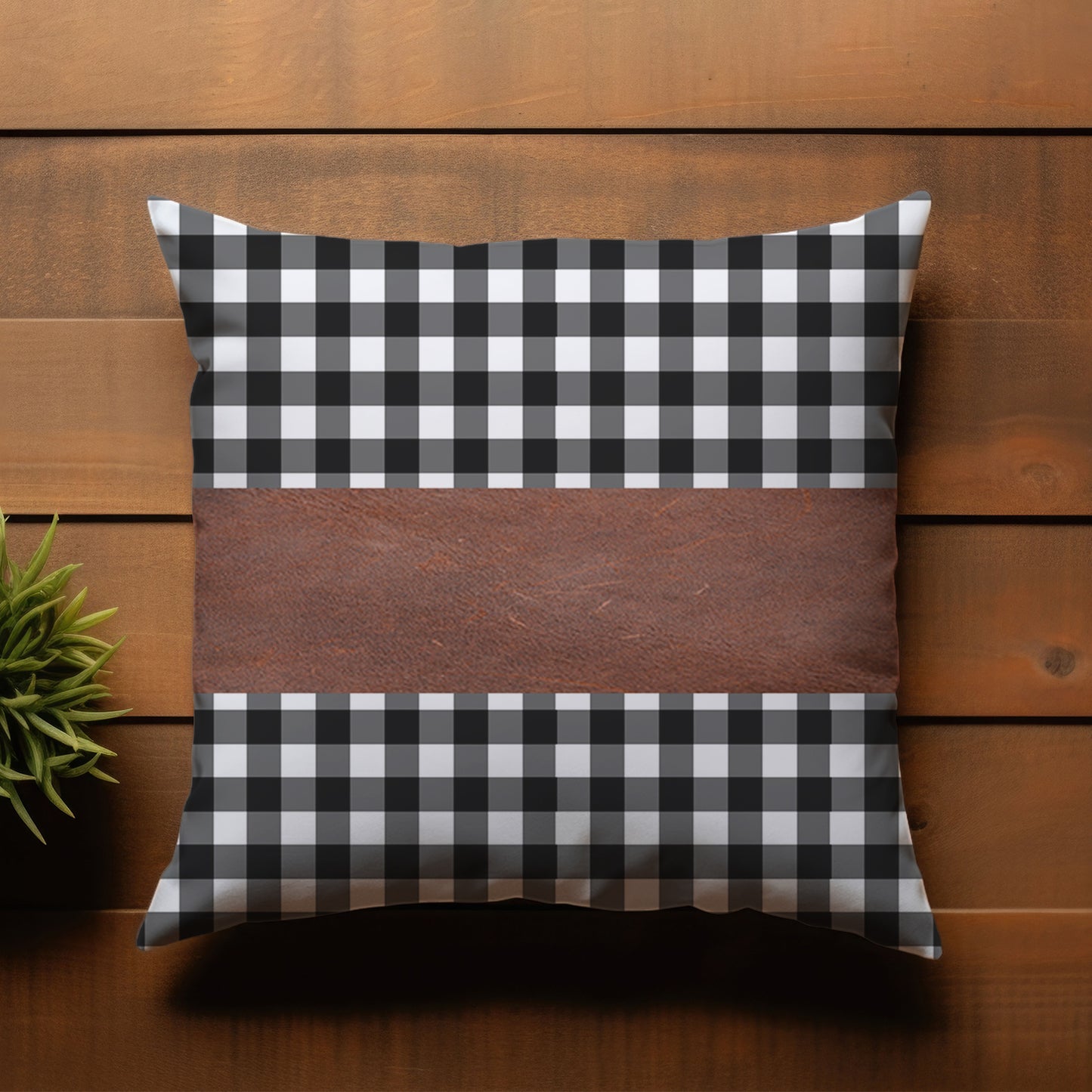 Pillow Covers Leather  Cotton Cushion Covers (17  17 Inch  1 Pair  2 Pc) - Happy Price - Image 5