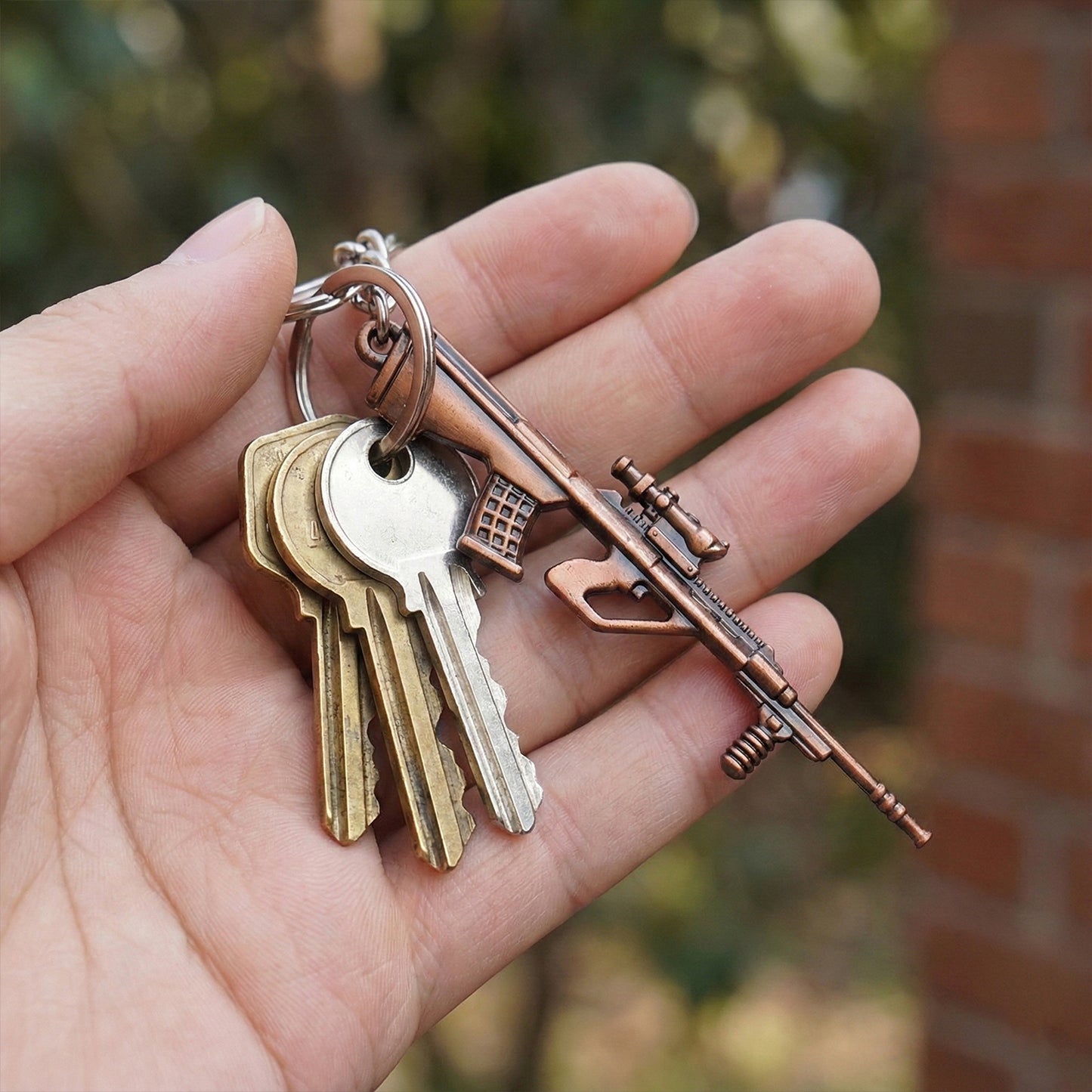 Metal Rifle Keychain (1 Pc) - Unique Alloy Accessory - Happy Price - Image 4